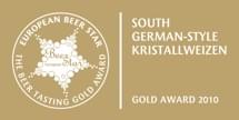 European Beer Star: South German-Style Kristallweizen Gold Award 2010